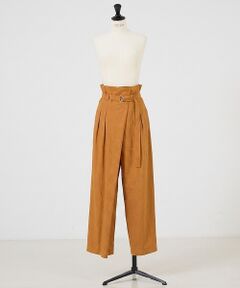 DESIGNWORKS / デザインワークス パンツ | ナチュラルリネンストレッチアシメパンツ【予約】