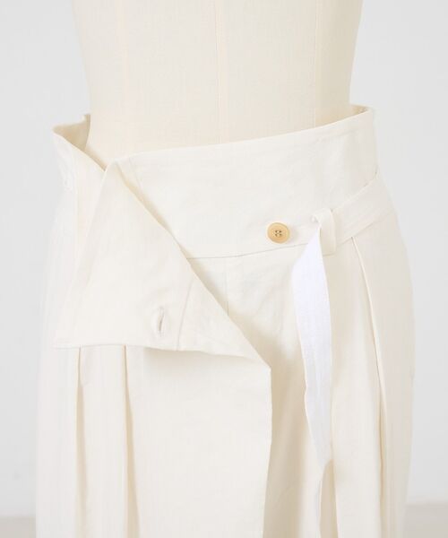 DESIGNWORKS / デザインワークス パンツ | ナチュラルリネンストレッチアシメパンツ【予約】 | 詳細10