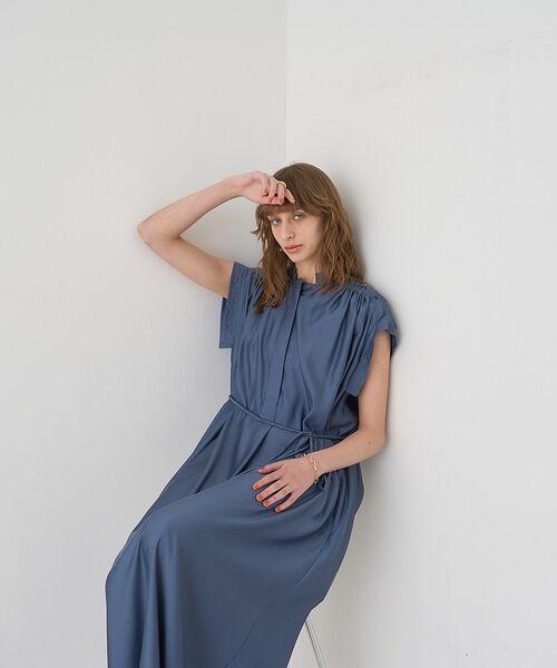 DESIGNWORKS / デザインワークス ワンピース | キャプラフィブリルシャンブレードレス【予約】 | 詳細11