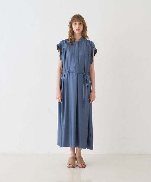 DESIGNWORKS / デザインワークス ワンピース | キャプラフィブリルシャンブレードレス【予約】 | 詳細2