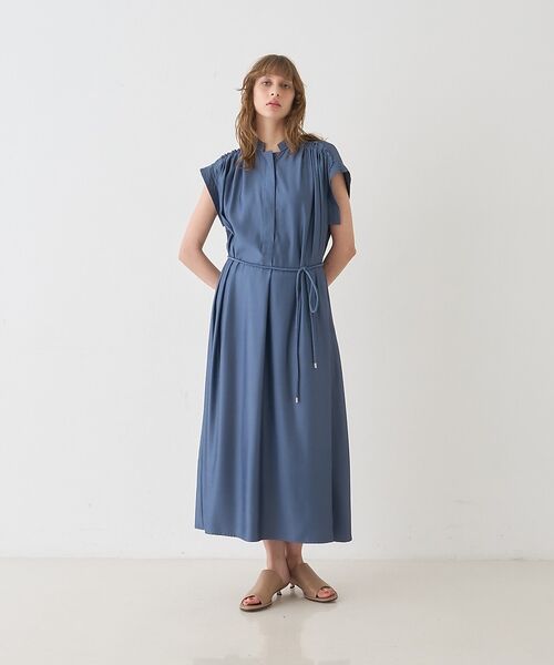 DESIGNWORKS / デザインワークス ワンピース | キャプラフィブリルシャンブレードレス【予約】 | 詳細5