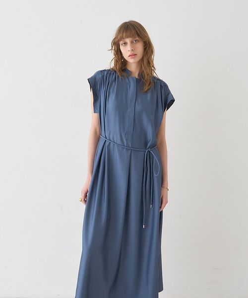 DESIGNWORKS / デザインワークス ワンピース | キャプラフィブリルシャンブレードレス【予約】 | 詳細6