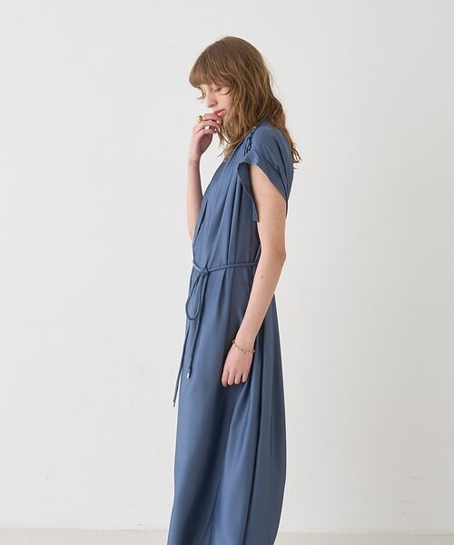 DESIGNWORKS / デザインワークス ワンピース | キャプラフィブリルシャンブレードレス【予約】 | 詳細8