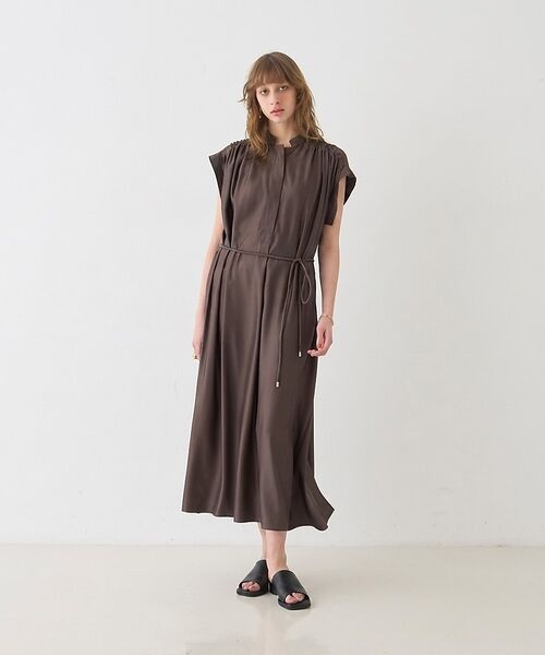 DESIGNWORKS / デザインワークス ワンピース | キャプラフィブリルシャンブレードレス【予約】 | 詳細25