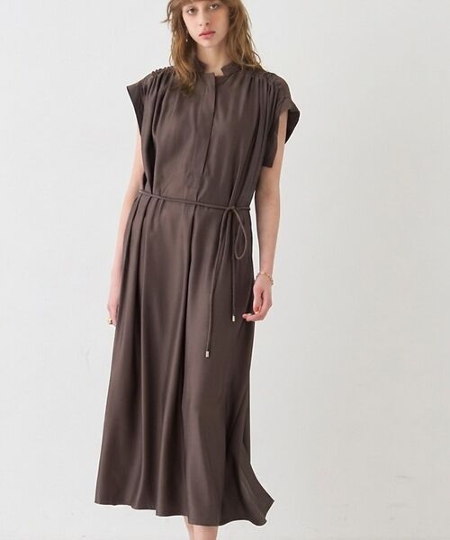 DESIGNWORKS / デザインワークス ワンピース | キャプラフィブリルシャンブレードレス【予約】 | 詳細27