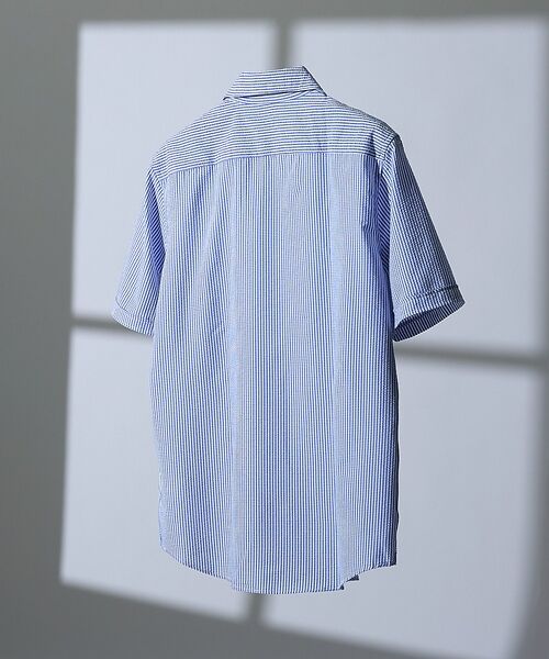 DESIGNWORKS / デザインワークス シャツ・ブラウス | 【DotAir】2WAY サッカー半袖シャツ / 軽量 / 防シワ / 吸水速乾 | 詳細6