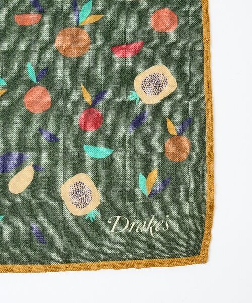 DESIGNWORKS / デザインワークス バンダナ・スカーフ | 【Drake's / ドレイクス】フルーツモチーフ柄 チーフ / MEWOS / | 詳細3