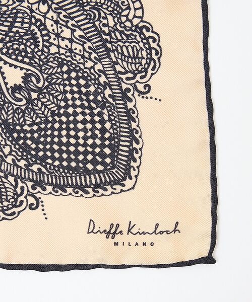 DESIGNWORKS / デザインワークス バンダナ・スカーフ | 【Dieffe Kinloch / ディエッフェ・キンロック】ペイズリーモチーフ | 詳細3