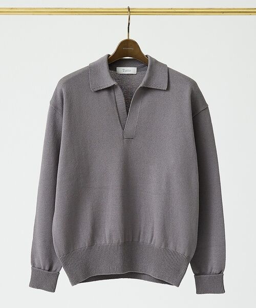 DESIGNWORKS / デザインワークス ポロシャツ | 【Tutto / トゥット】長袖 スキッパーポロ / Relax Skipper | 詳細2