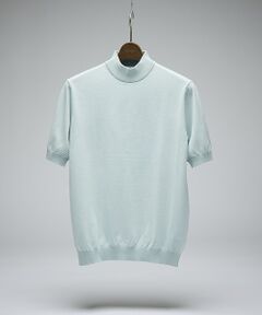 DESIGNWORKS / デザインワークス ニット・セーター | 【Tutto / トゥット】コットンニット モックネックTシャツ