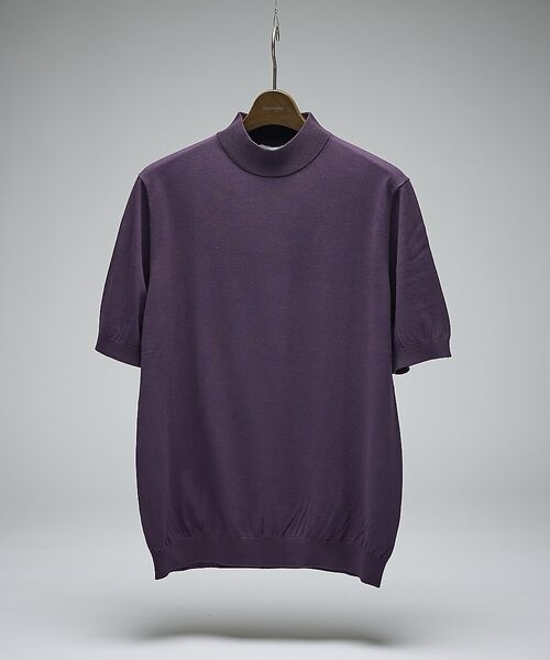 DESIGNWORKS / デザインワークス ニット・セーター | 【Tutto / トゥット】コットンニット モックネックTシャツ | 詳細9