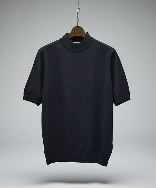 DESIGNWORKS / デザインワークス ニット・セーター | 【Tutto / トゥット】コットンニット モックネックTシャツ | 詳細13