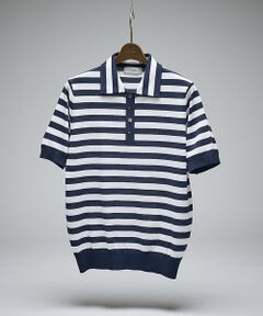 DESIGNWORKS / デザインワークス ポロシャツ | 【Tutto / トゥット】ストライプ 半袖ポロシャツ / STRIPE POL