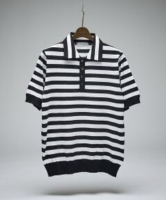 DESIGNWORKS / デザインワークス ポロシャツ | 【Tutto / トゥット】ストライプ 半袖ポロシャツ / STRIPE POL