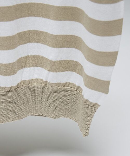 DESIGNWORKS / デザインワークス ポロシャツ | 【Tutto / トゥット】ストライプ 半袖ポロシャツ / STRIPE POL | 詳細5