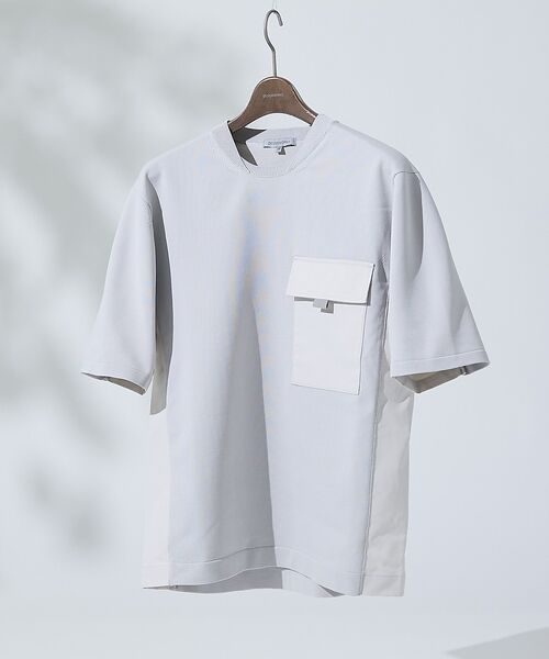 DESIGNWORKS / デザインワークス ニット・セーター | 【セットアップ対応】ドッキングニットTシャツ | 詳細1