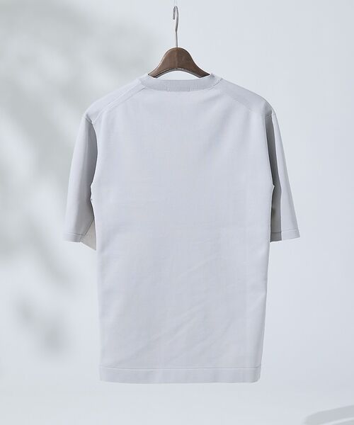 DESIGNWORKS / デザインワークス ニット・セーター | 【セットアップ対応】ドッキングニットTシャツ | 詳細2