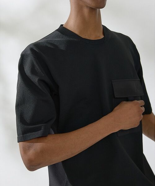 DESIGNWORKS / デザインワークス ニット・セーター | 【セットアップ対応】ドッキングニットTシャツ | 詳細14