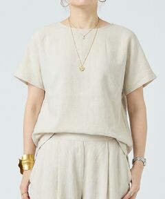 DESIGNWORKS / デザインワークス シャツ・ブラウス | 【一部店舗限定】【セットアップ対応】リネン調バックボタンブラウス