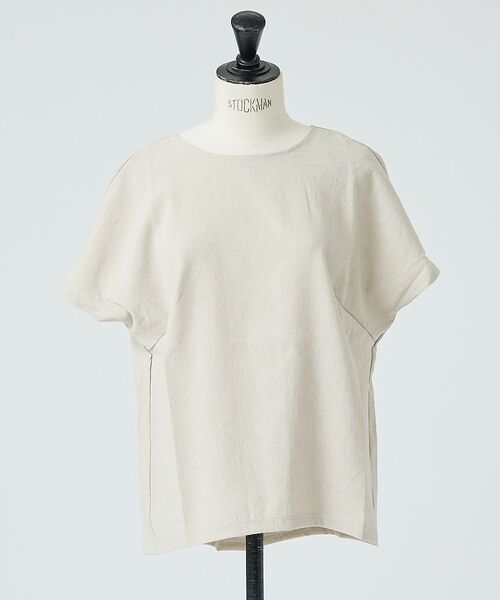 DESIGNWORKS / デザインワークス シャツ・ブラウス | 【一部店舗限定】【セットアップ対応】リネン調バックボタンブラウス | 詳細3