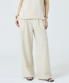 DESIGNWORKS / デザインワークス パンツ | 【一部店舗限定】【セットアップ対応】リネン調ワイドパンツ