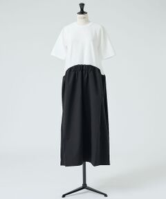 DESIGNWORKS / デザインワークス ワンピース | 【一部店舗限定】布帛コンビワンピース