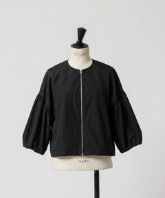 DESIGNWORKS / デザインワークス ノーカラージャケット | タフタパフスリーブショートジャケット【予約】