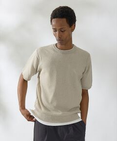DESIGNWORKS / デザインワークス ニット・セーター | 和紙シアー クルーネックニット