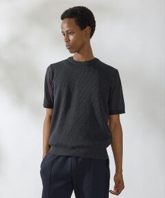 DESIGNWORKS / デザインワークス ニット・セーター | 和紙シアー クルーネックニット