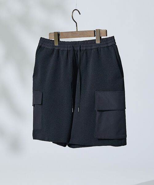 DESIGNWORKS / デザインワークス ショート・ハーフ・半端丈パンツ | 【セットアップ対応】ドッキングニットショーツ | 詳細3