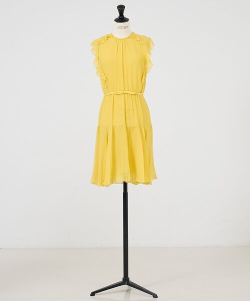 DESIGNWORKS / デザインワークス ワンピース | 【Giambattista Valli/ジャンバティスタ・ヴァリ】ウエストリボン（yellow）