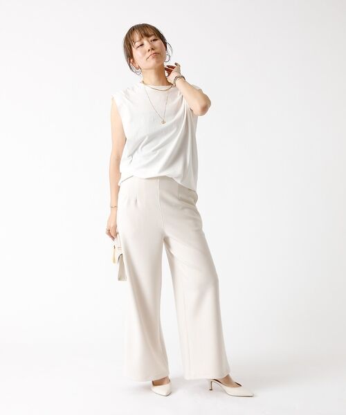 DESIGNWORKS / デザインワークス パンツ | 【一部店舗限定】【追加】アクアジャージワイドパンツ | 詳細5