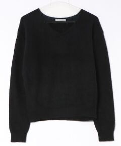 DESIGNWORKS / デザインワークス ニット・セーター | ラクーン混Vネックプルオーバー