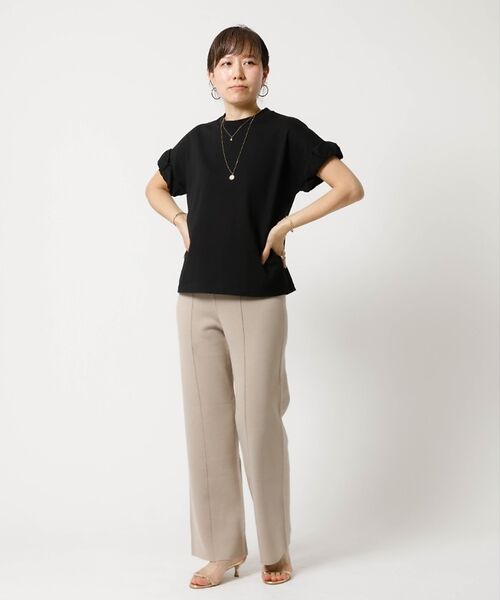 DESIGNWORKS / デザインワークス パンツ | 【一部店舗限定】【追加】センターピンタックニットパンツ | 詳細3