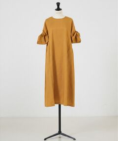 DESIGNWORKS / デザインワークス ワンピース | 【一部店舗限定】リネン調袖リボンワンピース
