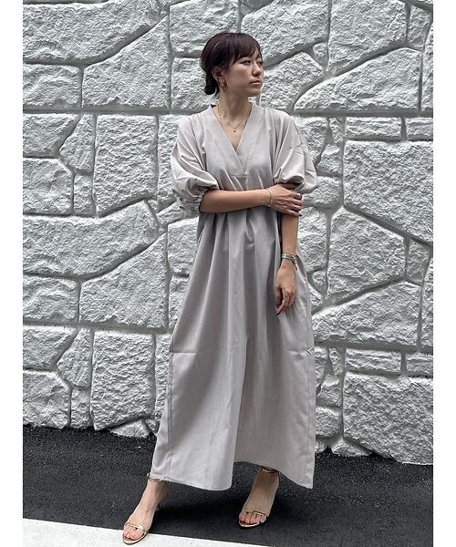 DESIGNWORKS / デザインワークス ワンピース | 【一部店舗限定】袖ボリュームリラックスワンピース | 詳細4