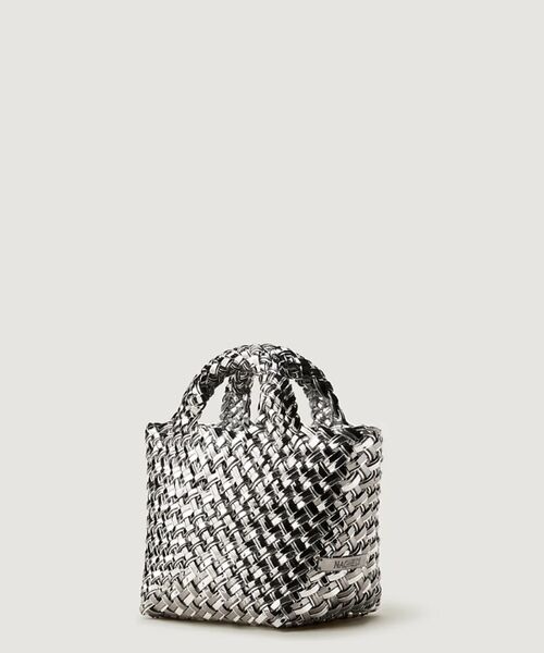 DESIGNWORKS / デザインワークス トートバッグ | 【NAGHEDI /ナゲディ】St. Barths Petit Tote Dou（シルバー）