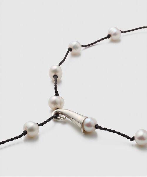 DESIGNWORKS / デザインワークス ネックレス・ペンダント・チョーカー | 【TEINTE/タント】CALLA WHITE PEARL CORD LONG | 詳細4
