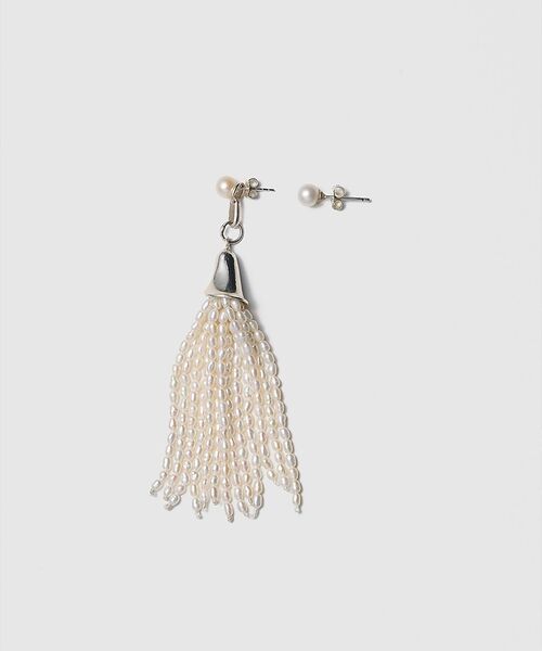DESIGNWORKS / デザインワークス ピアス・イヤリング | 【TEINTE/タント】CALLA PEARL TASSEL EARRINGS　 | 詳細1