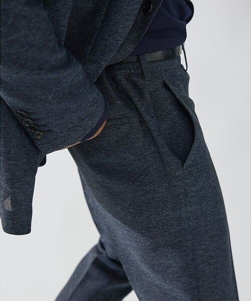 DESIGNWORKS / デザインワークス スラックス・ドレスパンツ | 【セットアップ対応】カラミメッシュプリントパンツ / ストレッチ / イージーケ | 詳細7