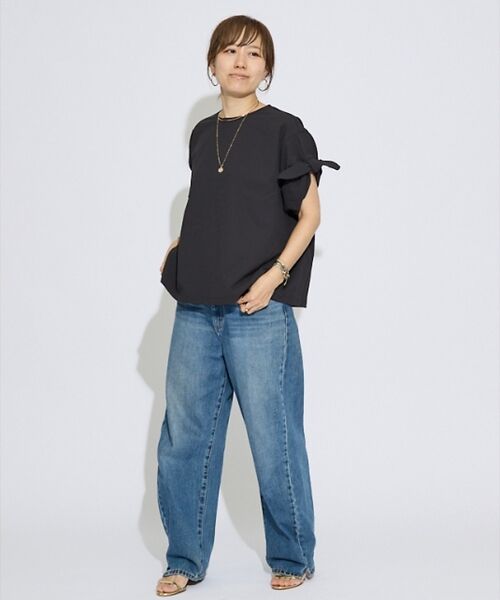 DESIGNWORKS / デザインワークス シャツ・ブラウス | 【一部店舗限定】吸水拡散袖リボンプルオーバー | 詳細5