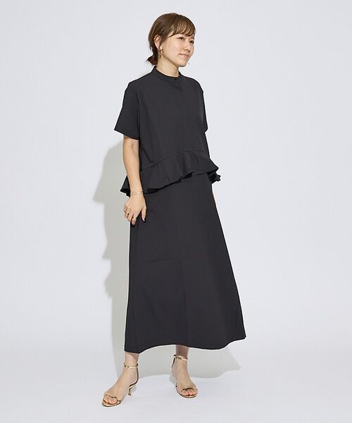 DESIGNWORKS / デザインワークス ワンピース | 【一部店舗限定】吸水拡散ウエストラッフルワンピース | 詳細4