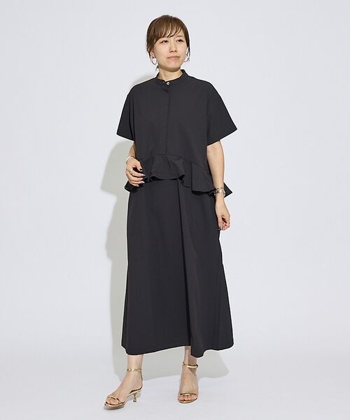DESIGNWORKS / デザインワークス ワンピース | 【一部店舗限定】吸水拡散ウエストラッフルワンピース | 詳細5