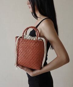 DESIGNWORKS / デザインワークス トートバッグ | 【NHE/ニエ】 VUA MID　かごバッグ