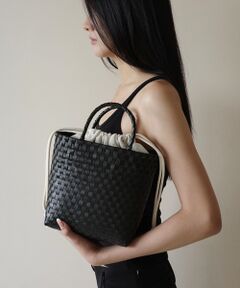 DESIGNWORKS / デザインワークス トートバッグ | 【NHE/ニエ】 VUA MID　かごバッグ