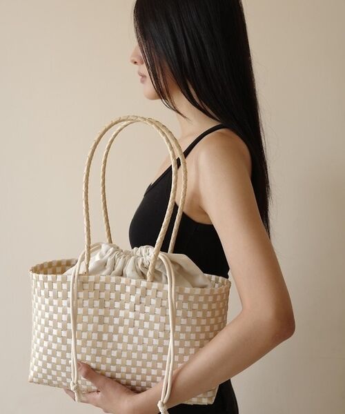 DESIGNWORKS / デザインワークス トートバッグ | 【NHE/ニエ】 NGANG LONG HAND　かごバッグ | 詳細5
