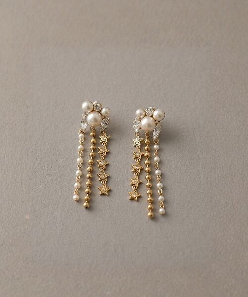 DESIGNWORKS / デザインワークス ピアス・イヤリング | 【ADER.bijoux/アデルビジュー】SPARKLE fringe pier | 詳細1
