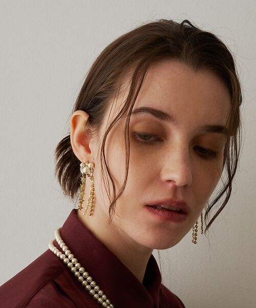 DESIGNWORKS / デザインワークス ピアス・イヤリング | 【ADER.bijoux/アデルビジュー】SPARKLE fringe pier | 詳細4