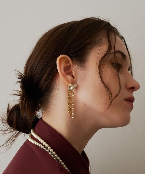 DESIGNWORKS / デザインワークス ピアス・イヤリング | 【ADER.bijoux/アデルビジュー】SPARKLE fringe pier | 詳細6