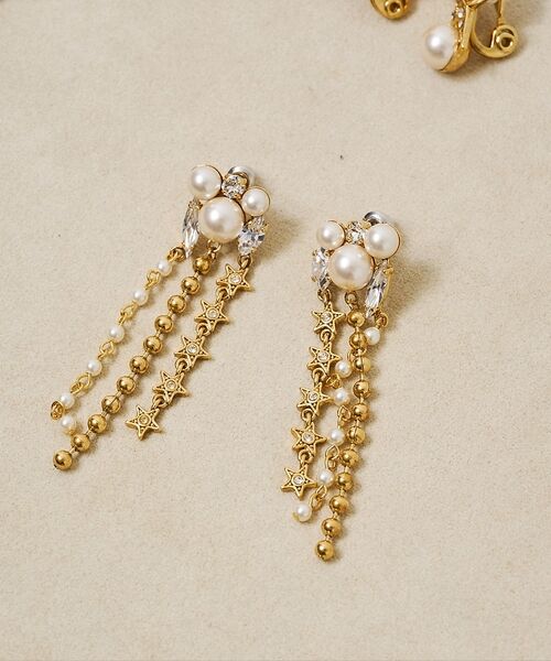 DESIGNWORKS / デザインワークス ピアス・イヤリング | 【ADER.bijoux/アデルビジュー】SPARKLE fringe pier | 詳細7